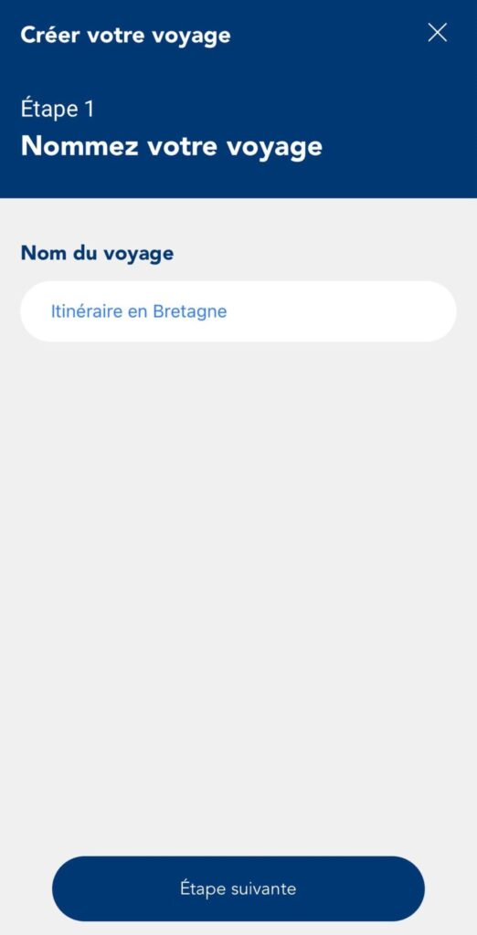 titre du voyage