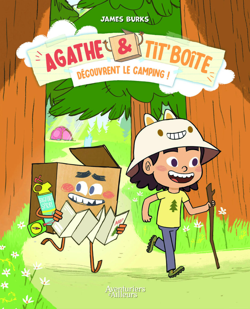 BD pour les enfants sur le camping